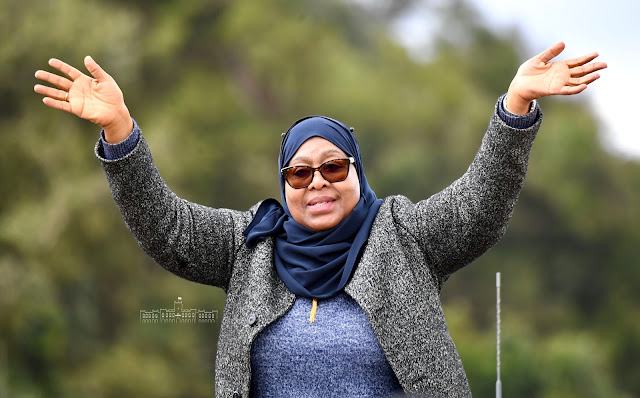 Poignée de main en or de la présidente Samia - Daily News