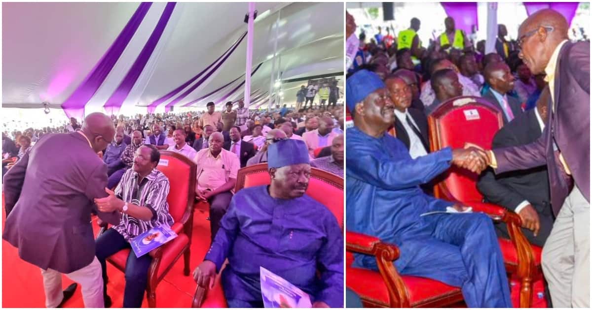 L'ODM s'en prend à Boni Khalwale pour avoir affirmé que Raila l'avait snobé et publie une photo d'eux se serrant la main : "Petty"