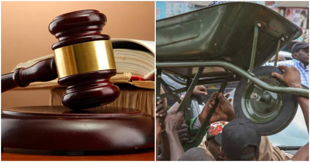 Un homme de Makueni en difficulté pour avoir volé une brouette KSh 5k, le tribunal le condamne à 6 mois de probation