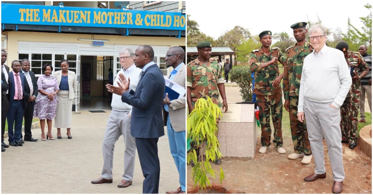 Bill Gates visite l'hôpital du comté de Makueni et tient une réunion privée avec des dirigeants locaux