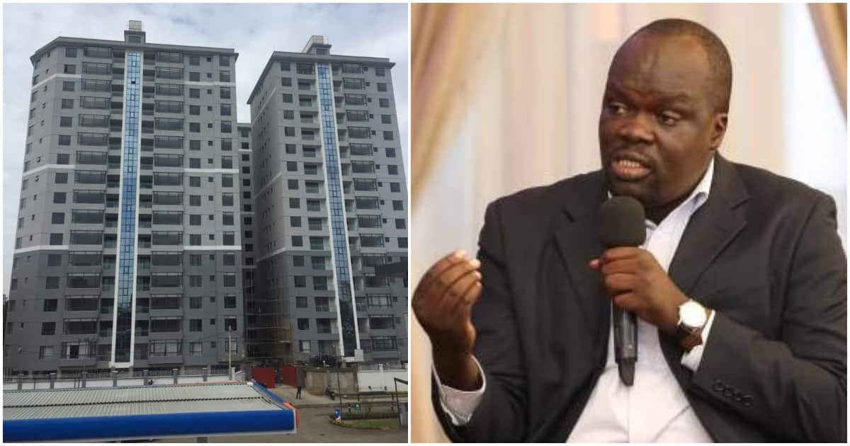 Robert Alai met en défaut le bâtiment d'un appartement à plusieurs étages à Kileleshwa : « Slumfication de Nairobi »