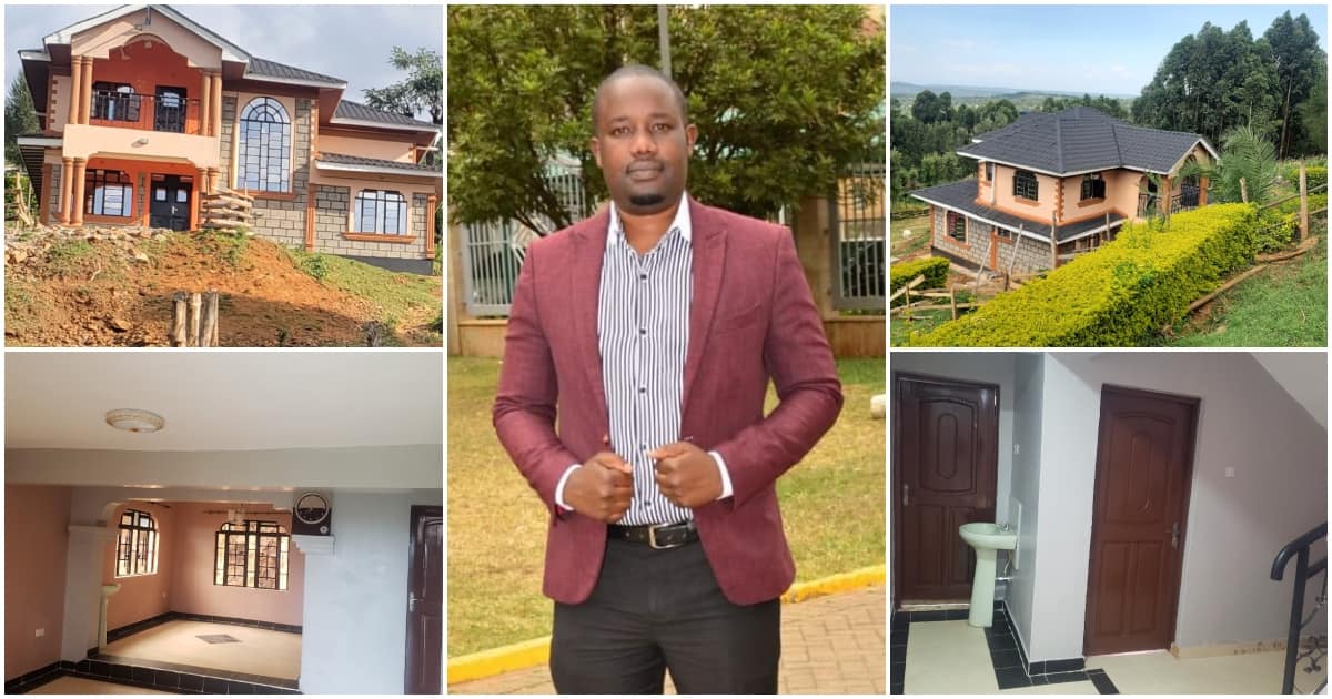 Un homme de Nyamira impressionne les Kenyans après avoir construit une luxueuse maison de village d'une valeur de 6 millions de KSh : "Ma maison de rêve"