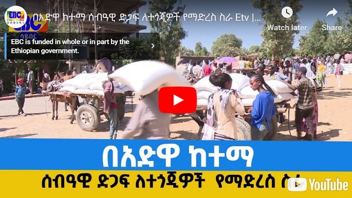 Adwa Tigray : le point de vue des habitants sur l'acheminement de l'aide humanitaire