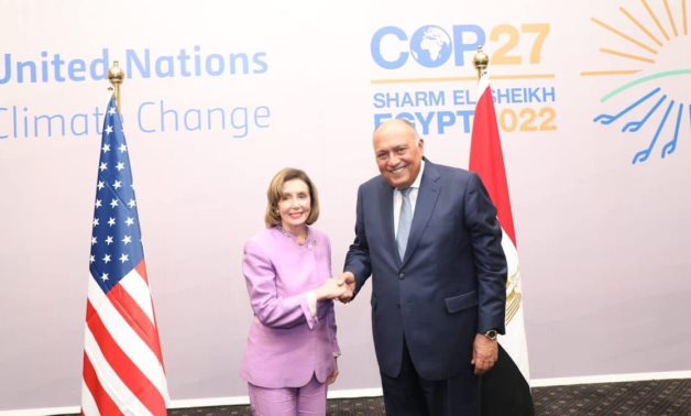 Le ministre des Affaires étrangères égyptien souligne auprès de Pelosi la nécessité pour l'Éthiopie de faire preuve de volonté politique pour parvenir à un accord sur le RGO