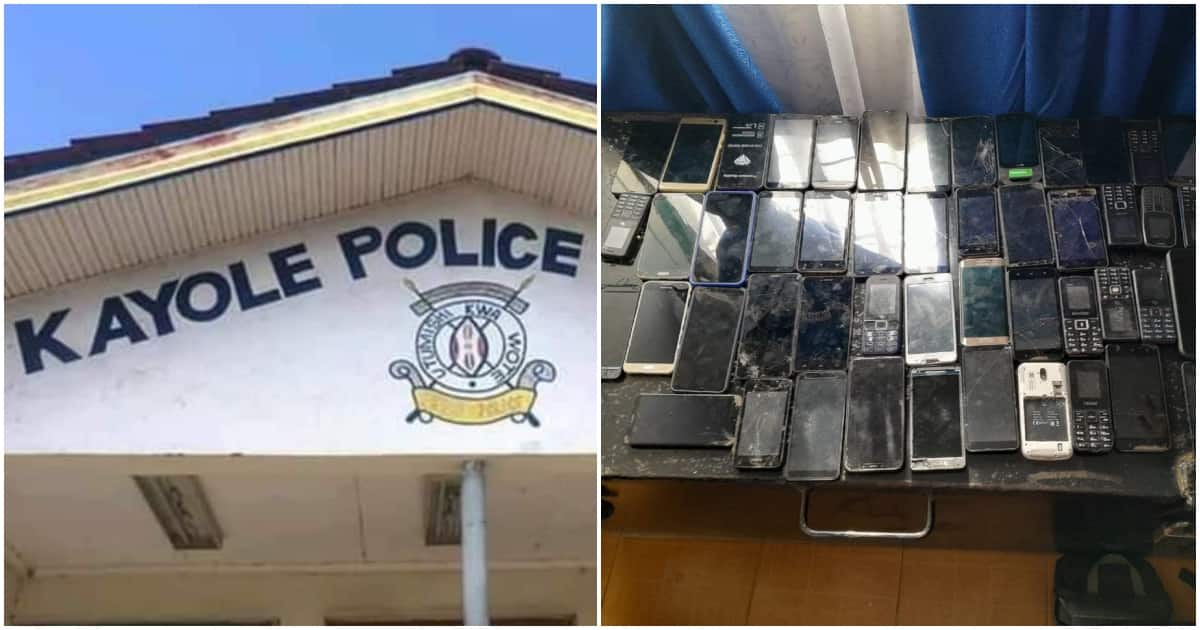 Nairobi: Des détectives arrêtent 2 voyous notoires terrorisant les habitants de Kayole et récupèrent 50 téléphones