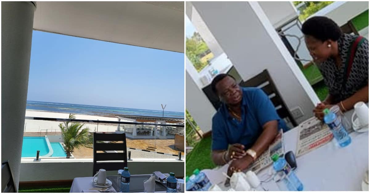 La magnifique vue sur l'océan Indien depuis le majestueux manoir de Kilifi de Francis Atwoli impressionne les Kenyans : "Hii Ambience"