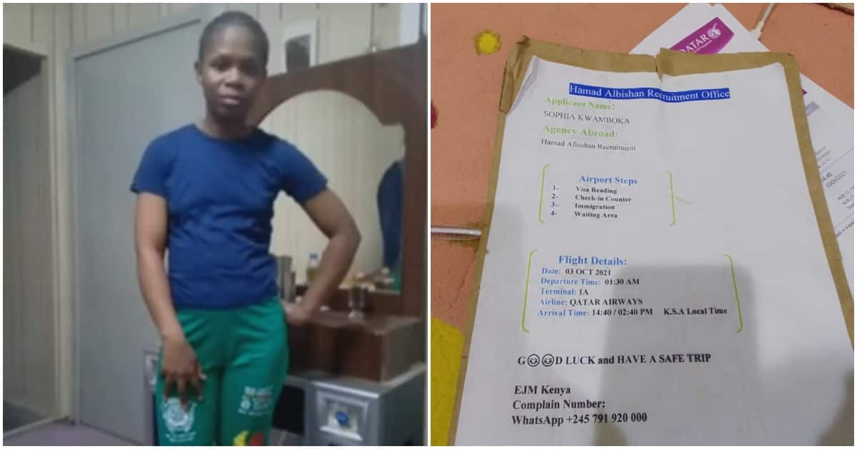 La famille Nyamira en détresse alors que sa fille souffre entre les mains d'un patron cruel en Arabie saoudite : "Hapewi Chakula"
