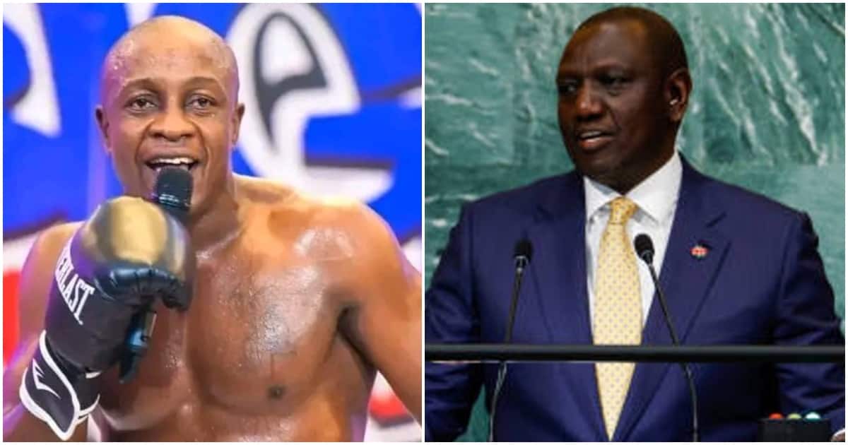 La star de la boxe tanzanienne Karim Mandonga affirme avec hilarité que William Ruto l'accueillera au Kenya