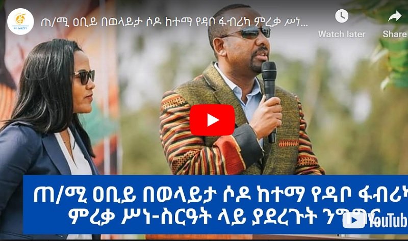 Le Premier ministre éthiopien exaspère les Éthiopiens avec sa remarque "Amhara Shane"