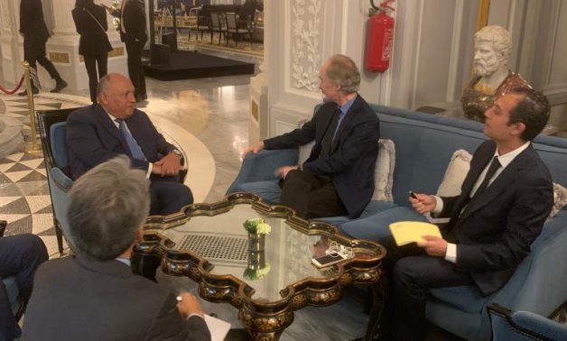 Shoukry souligne la position ferme de l'Egypte face à la crise en Syrie