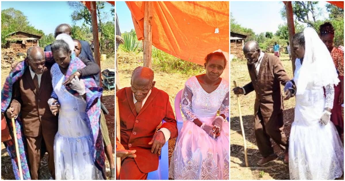 Uasin Gishu : un grand-père de 97 ans qui n'a jamais épousé une femme de 30 ans lors d'une cérémonie colorée