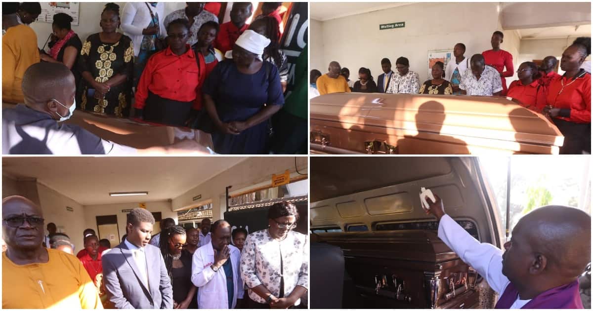 Alex Nyabera: Sombre Mood alors que le corps du frère de feu George Magoha quitte la morgue de Kisumu pour l'enterrement