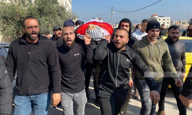 Palestinian victim killed by Israeli aggression against Jenin Camp on January 26, 2023. WAFA