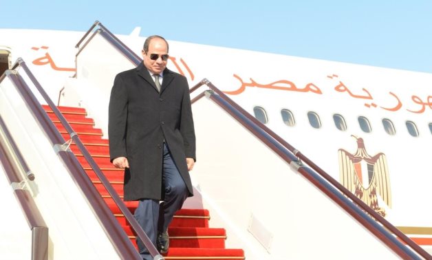 Le président égyptien Sissi arrive à Bakou pour rencontrer le dirigeant azerbaïdjanais