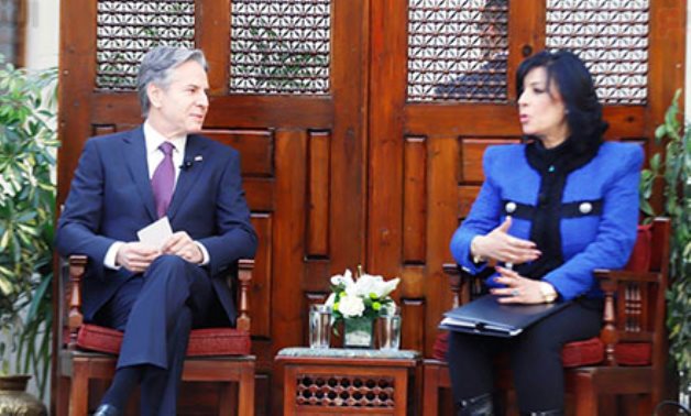 US Secretary of State Blinken in meeting with a number of Egyptian youths at the headquarters of the American University in Cairo (AUC)- Ahmed Maarouf- Youm7