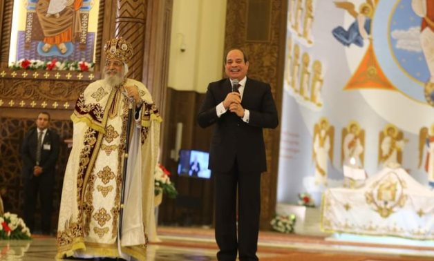 Sisi à la cathédrale de la Nativité du Christ : Notre amour les uns pour les autres doit continuer sans discrimination