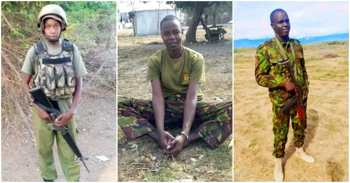 Déchirant: les Kenyans pleurent les jeunes policiers tués par des bandits des semaines après leur entrée en service
