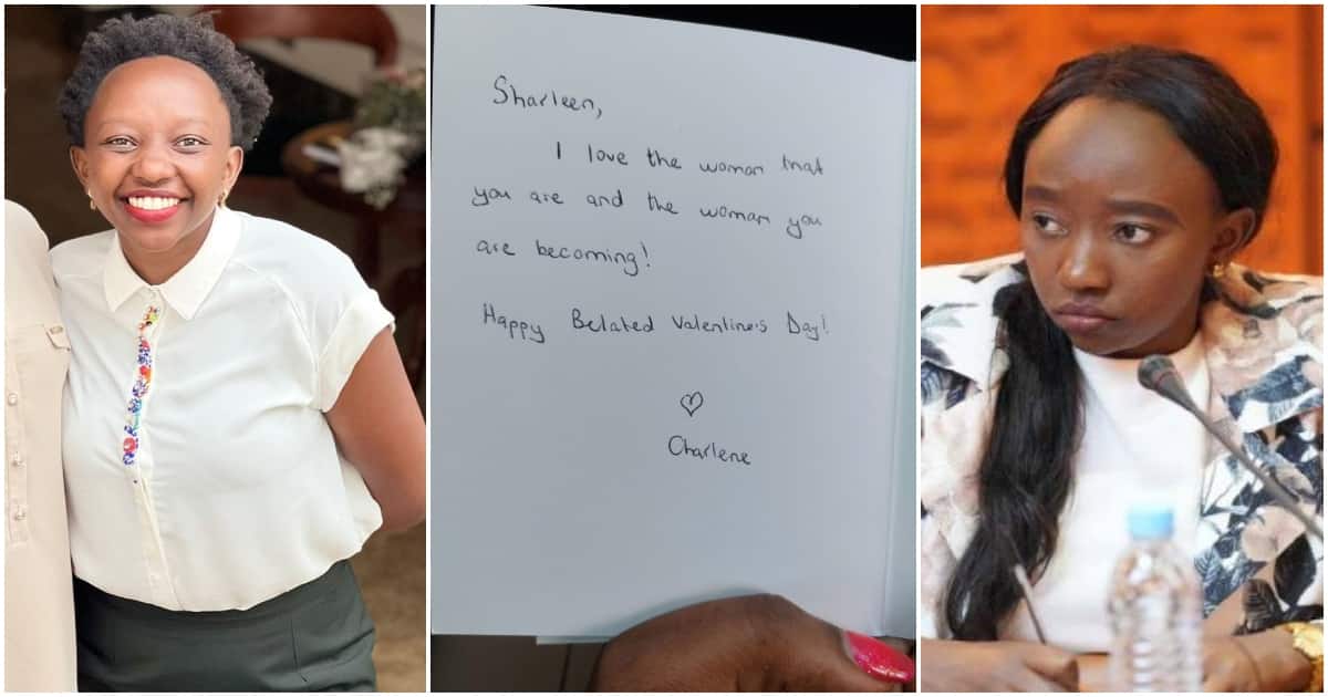 Charlene Ruto emmène Bestie à la date du déjeuner, montre son écriture en lui donnant une note douce