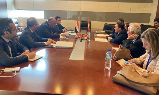 Egypt FM Shoukry rencontre son homologue espagnol à Addis-Abeba