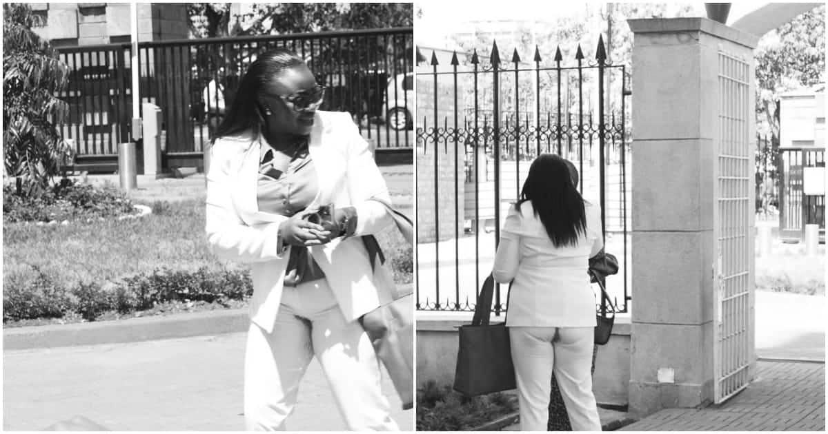 Réactions mitigées alors que la sénatrice Gloria Orwoba est expulsée du Sénat pour se joindre à la session avec un costume taché