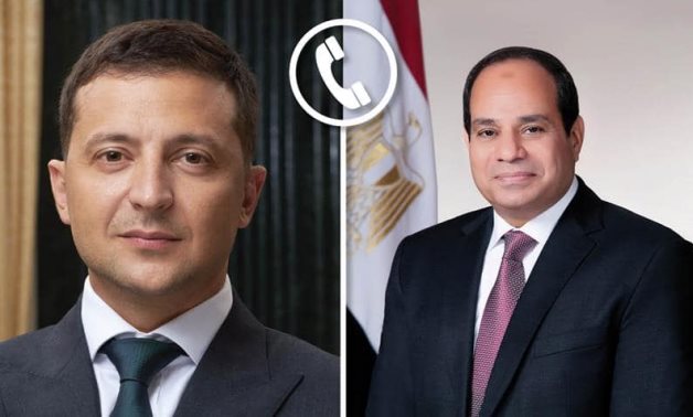 Sissi confirme à son homologue ukrainien le soutien de l'Égypte aux efforts visant à parvenir à une solution pacifique
