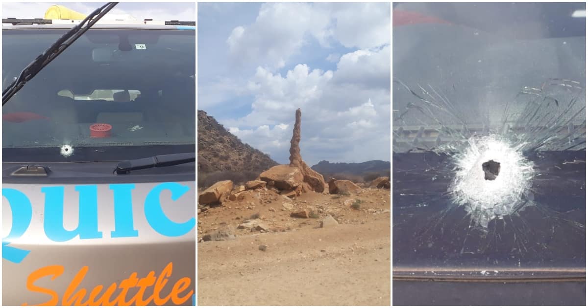 Bold Kitale Bishop prend en charge Matatu et conduit les passagers à l'hôpital après l'attaque de bandits
