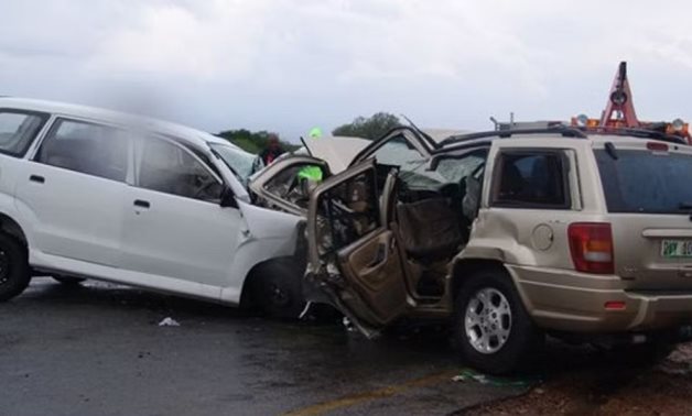 A file photo of a car crash