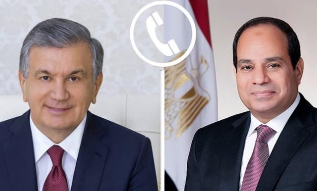 Le président Sissi salue le président ouzbek pendant le mois sacré du Ramadan