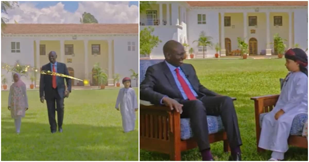 Moment réconfortant alors que 2 enfants musulmans rencontrent William Ruto à State House et l'éduquent sur le Ramadan