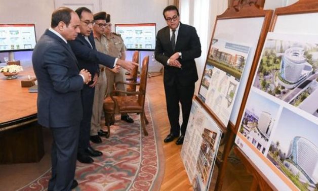 President Abdel Fatah El Sisi during a meeting followed-up on efforts to improve the healthcare system in Egypt- ipress photo