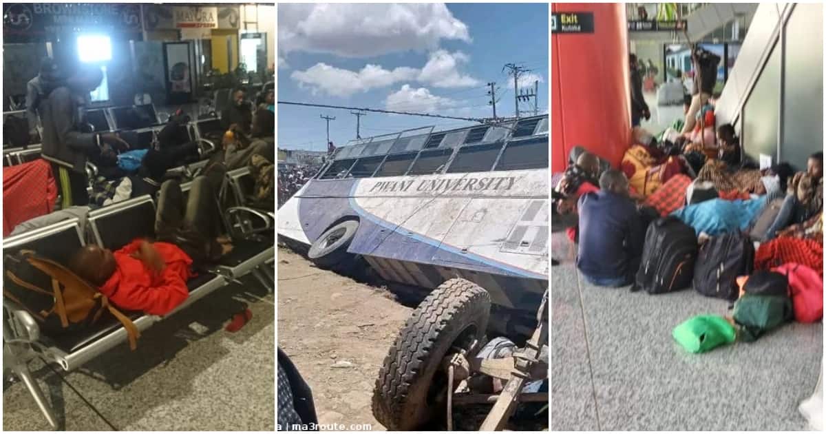 Étudiants de l'Université de Pwani qui ont survécu à un accident bloqués à Nairobi
