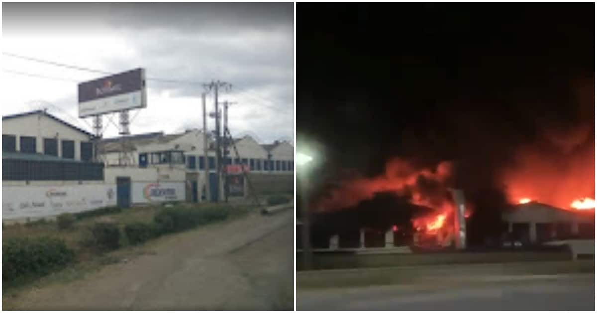 Bobmil : l'usine du fabricant de matelas le long de la route de Mombasa en feu