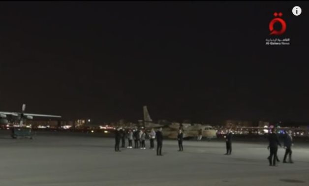Al-Qahera News shows Egyptian citizens evacuated from Sudan