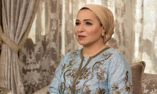 La Première Dame d'Égypte affirme le droit des orphelins à recevoir des soins et une protection sociale
