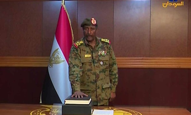 file- Lieutenant General Abdel Fatah al-Burhan - Sudanese TV Channel screenshot