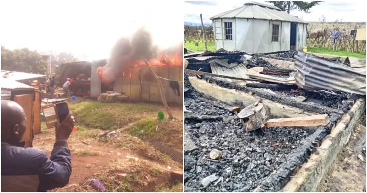 Nyandarua : Un incendie de nuit détruit 5 postes de police, des motos confisquées brûlées