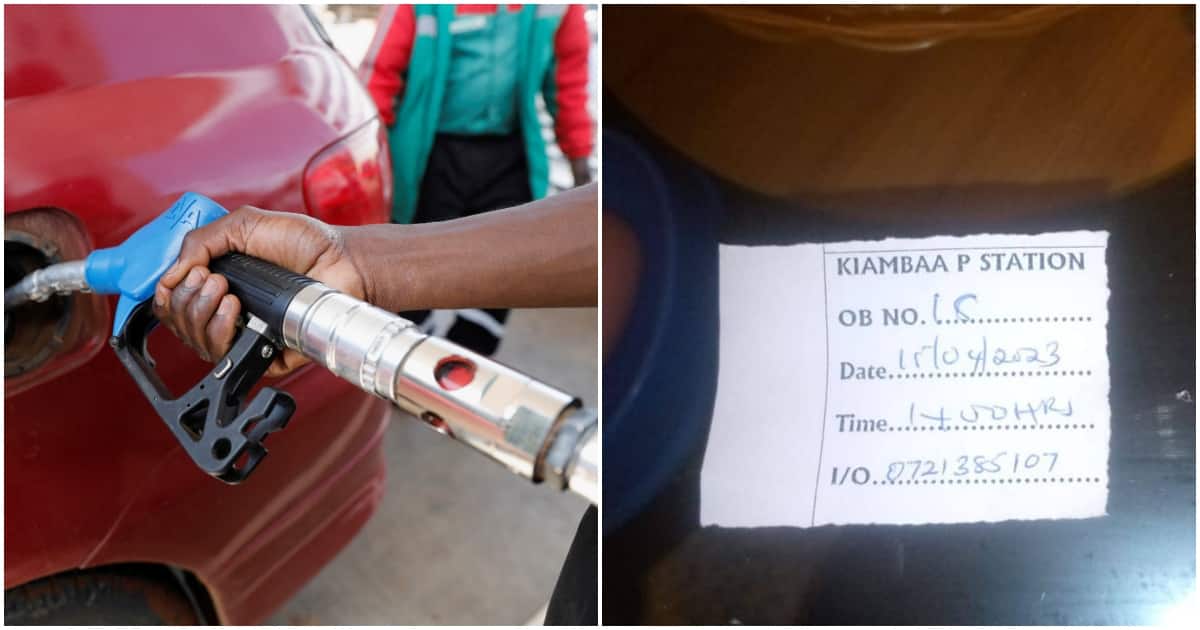 Un homme d'Eldoret remplit sa voiture de carburant d'une valeur de 11 000 KSh et accélère sans payer