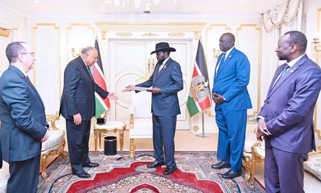FM Shoukry transmet un message du président Sissi au président du Soudan du Sud