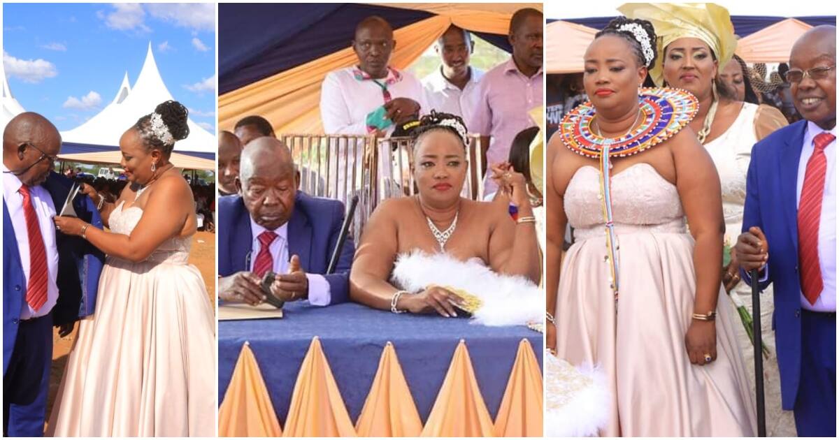 L'ancien député de Kajiado, 80 ans, se marie avec une jeune femme tanzanienne dans un mariage coloré
