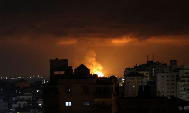 Israeli airstrikes on Gaza - Photos via Palestinian embassy