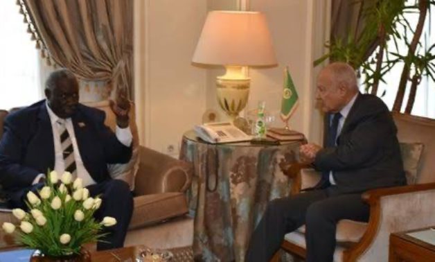 Malik Agar and Ahmed Aboul Gheit