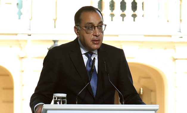 Egypt's PM Madbouli in a joint presser in Kiev on Friday as part of the African peace mission - Cabinet