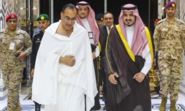 Le Premier ministre égyptien assiste à une réception organisée par le prince héritier saoudien pour les délégations du Hajj