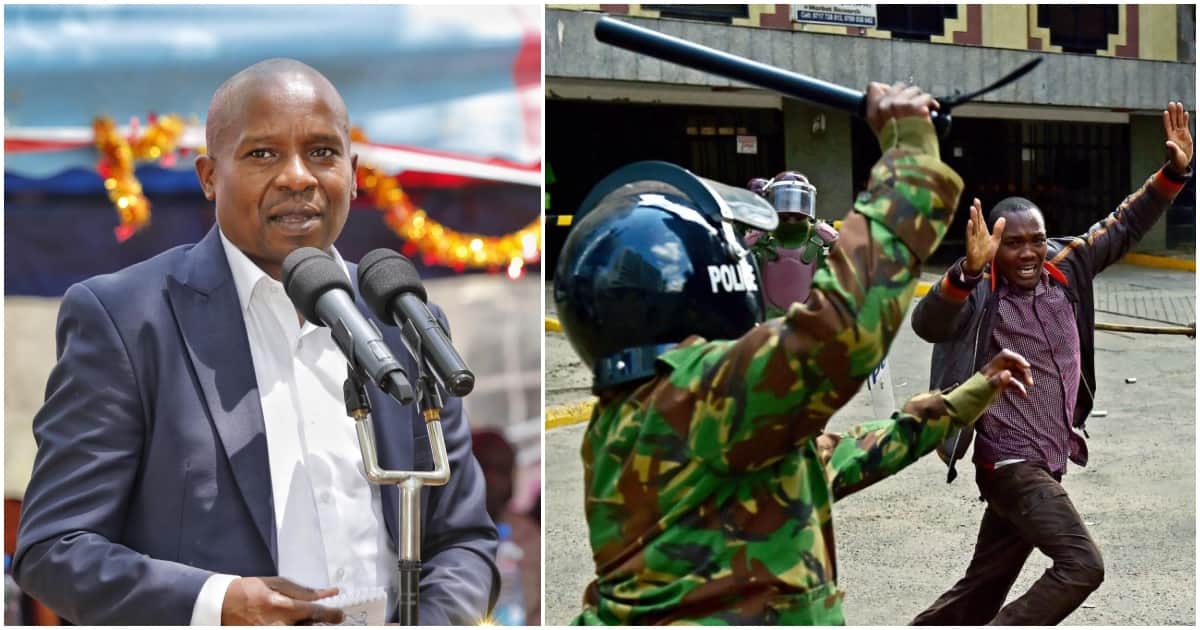 Kithure Kindiki met en garde les policiers qui frappent des manifestants pacifiques : « Haitakubalika »