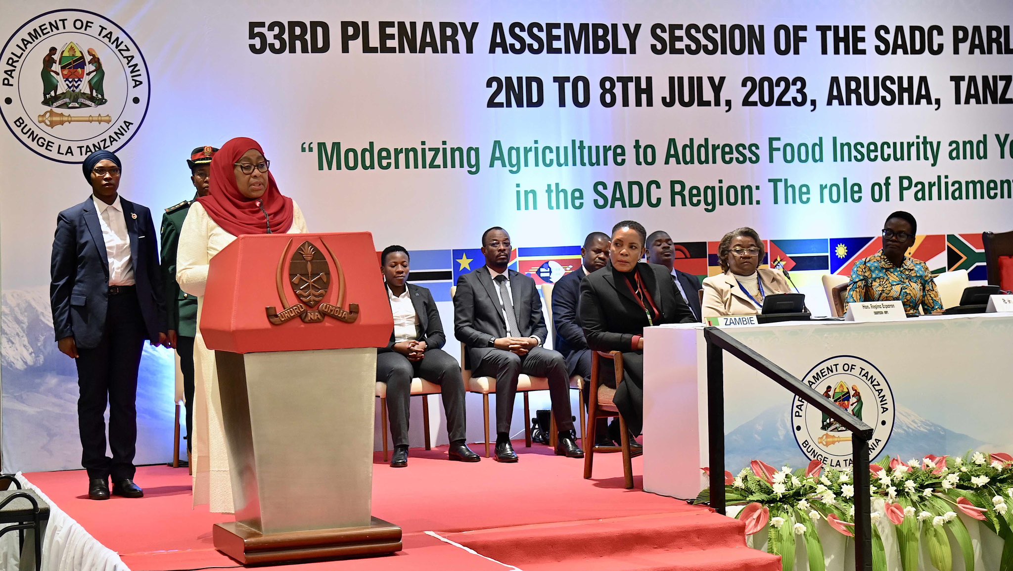 53ème SESSION DE L'ASSEMBLÉE PLÉNIÈRE DE LA SADC : Les racines de Samia pour la sécurité alimentaire