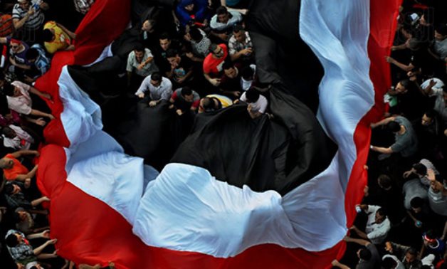 Egyptians celebrate the June 30 Revolution- photo from Youm7