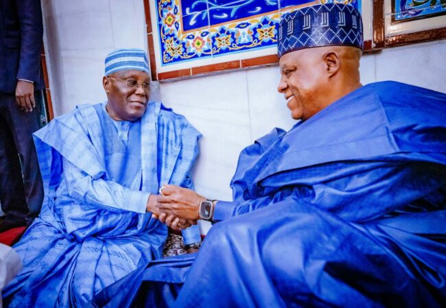 PHOTOS : Atiku et Shettima se rencontrent à Abuja