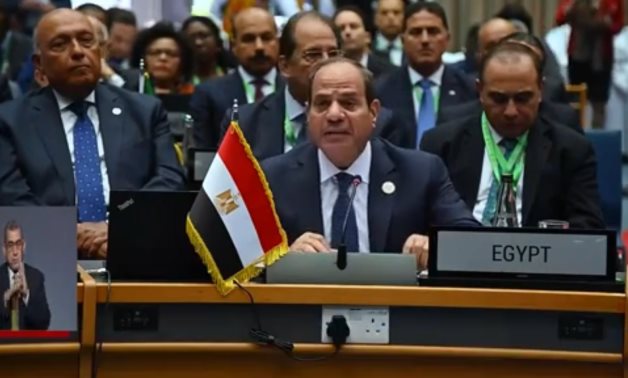 Sisi in Kenya during his AU speech on Sunday