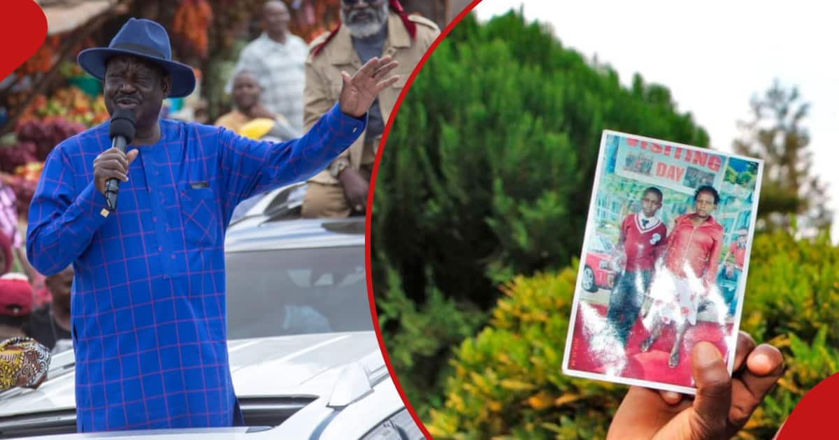 Raila Odinga assiste à la cérémonie d'enterrement d'un homme abattu à Emali lors des démos d'Azimio