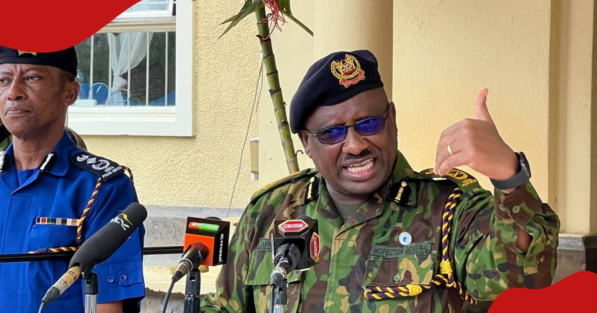 Japhet Koome affirme maintenant que les dirigeants d'Azimio ont embauché des cadavres pour souiller l'image de la police